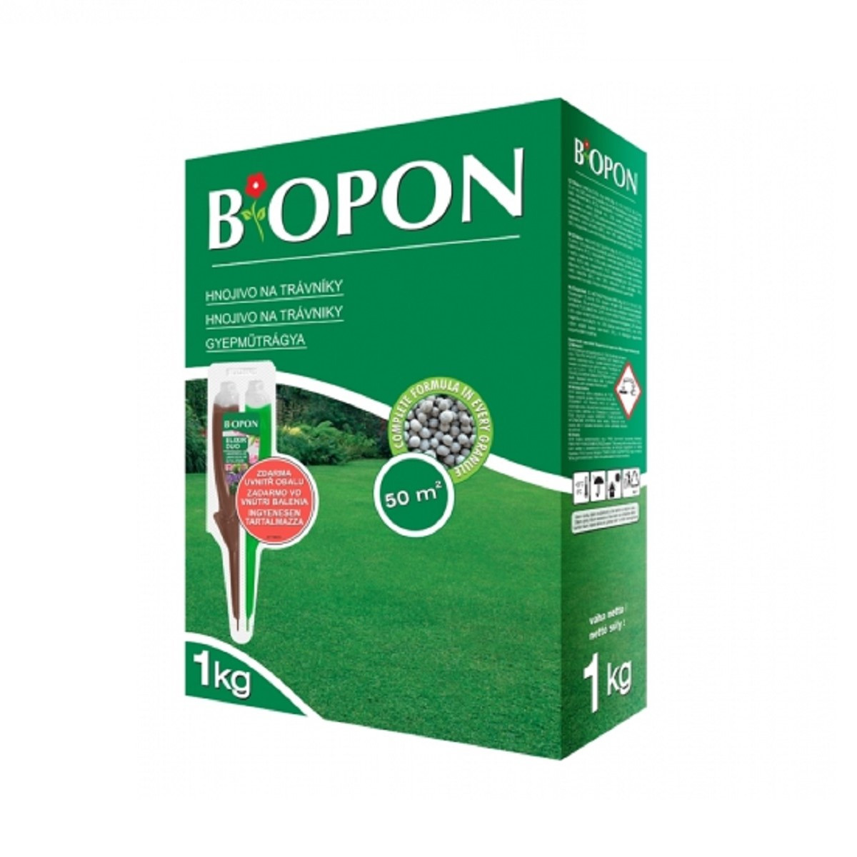 Hnojivo na trávník - BoPon - prodej hnojiv - 1 kg