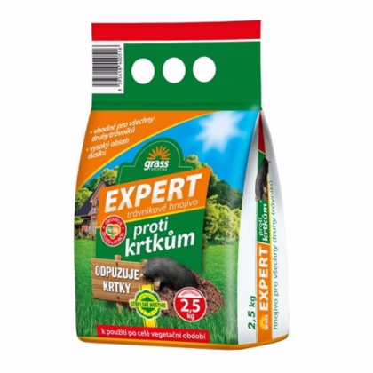Hnojivo proti krtkům EXPERT - Forestina - prodej hnojiv - 2,5 kg