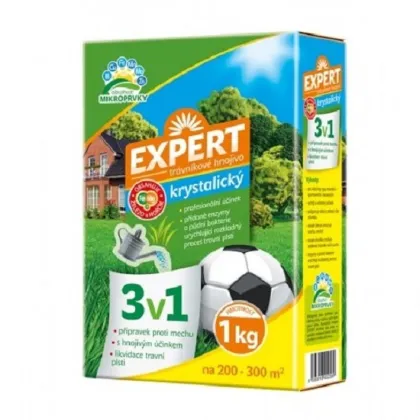 Hnojivo pro trávník EXPERT 3 v 1 - Forestina - prodej hnojiv - 1 kg