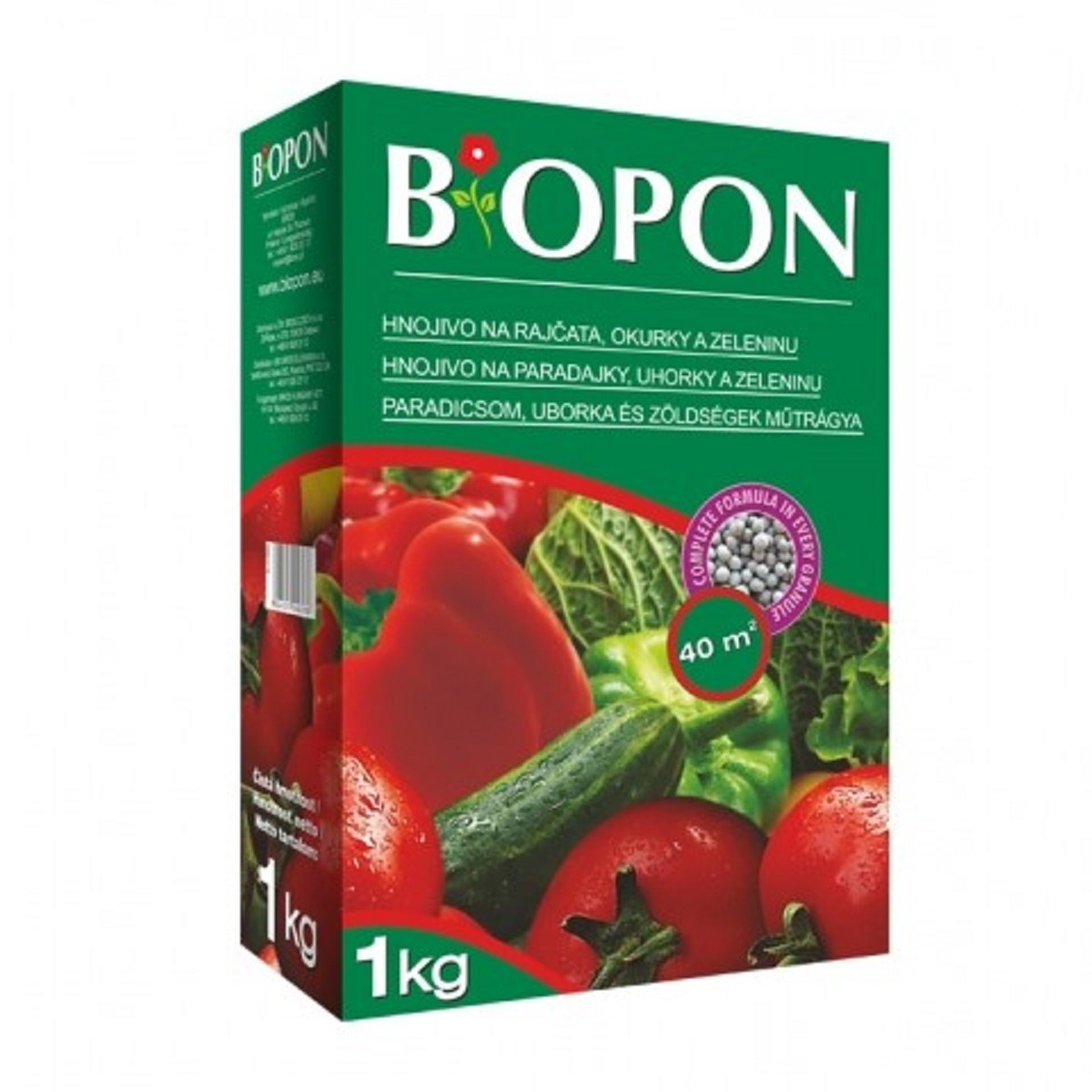 Hnojivo pro rajčata a okurky - BoPon - prodej hnojiv - 1 kg