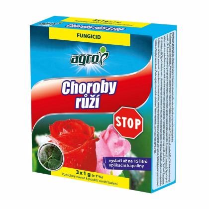 Choroby růží STOP - Agro - prodej ochrany rostlin - 3 x 1 g
