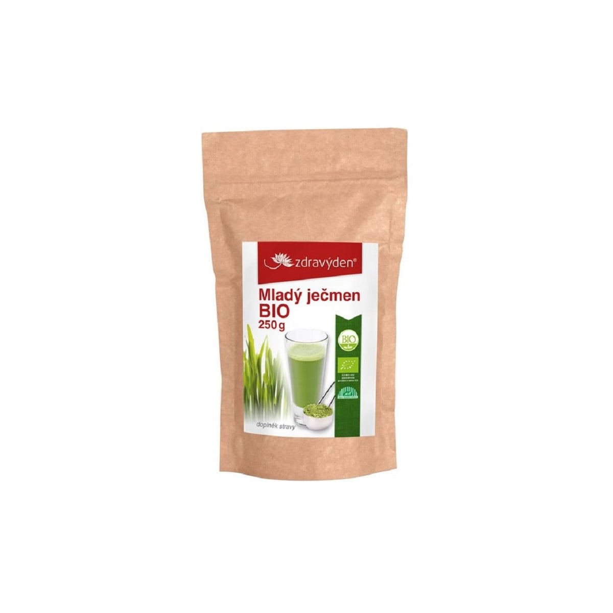 Mladý ječmen BIO - prášek - BIO kvalita - 250 g