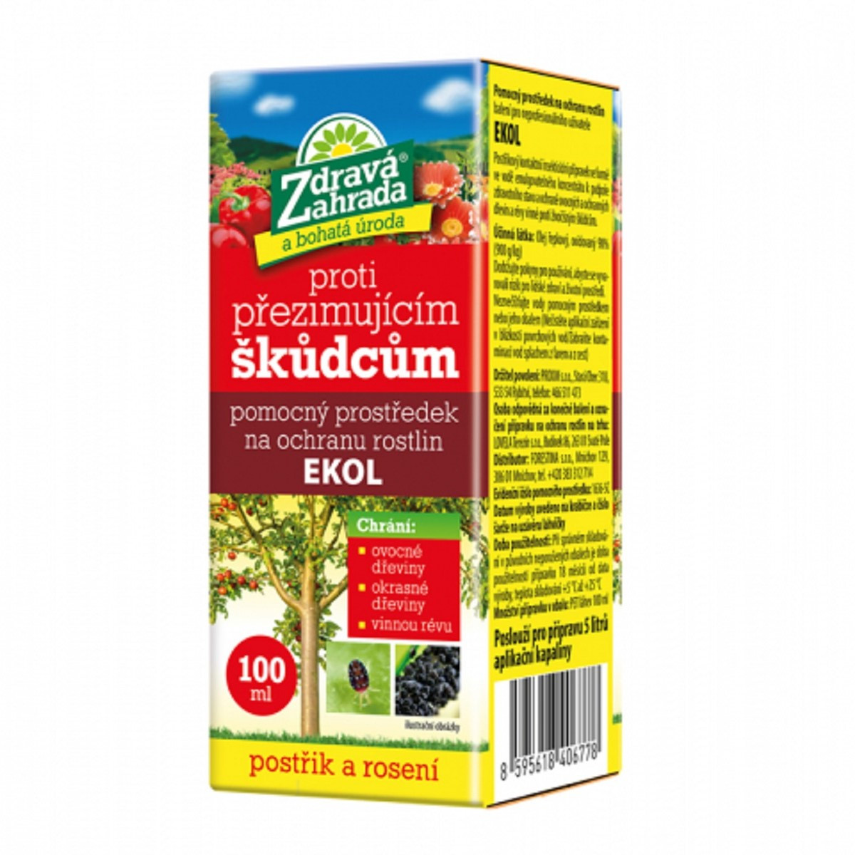 Ochrana proti přezimujícím škůdcům - Ekol - prodej ochrany rostlin - 100 ml