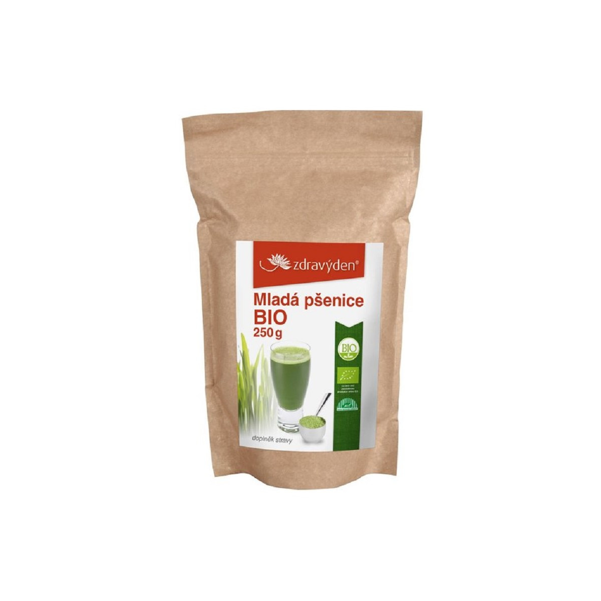 Mladá pšenice BIO - BIO kvalita - prášek - 250 g