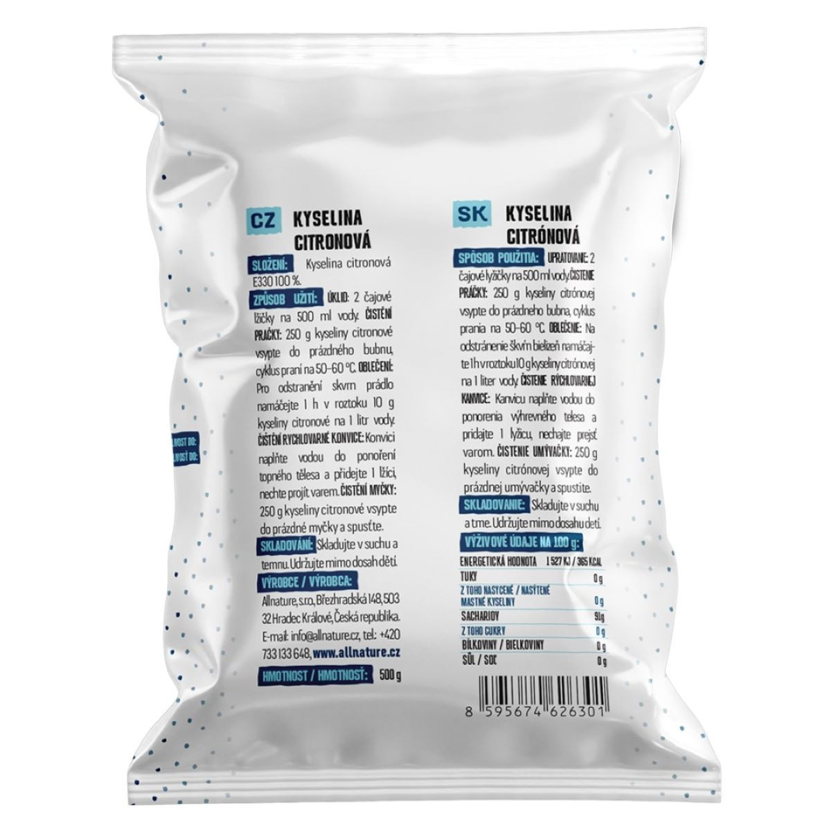 Kyselina citronová - prášek - 500 g