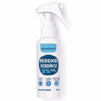 Peroxid vodíku 3% - sprej - prodej úklidových potřeb - 500 ml