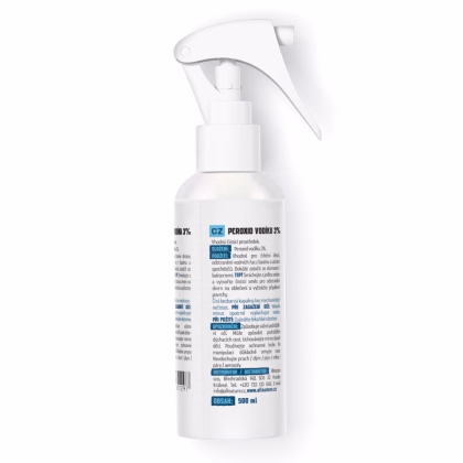Peroxid vodíku 3% - sprej - prodej úklidových potřeb - 500 ml