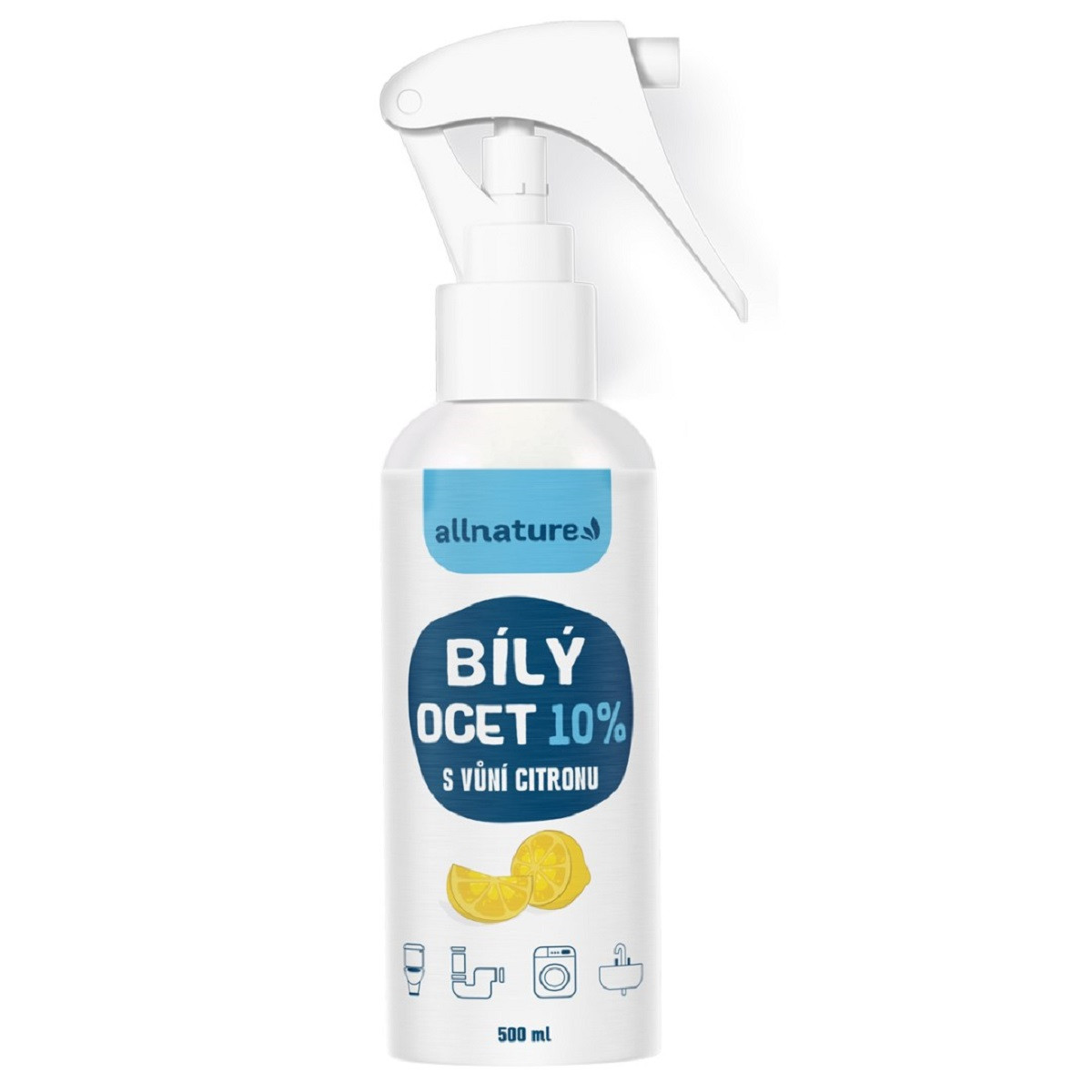 Bílý ocet s vůní citrónu 10 % - sprej - prodej - 500 ml