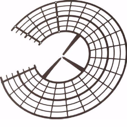 Košík pod jahody - plastový - prodej pěstebních pomůcek - 1 ks