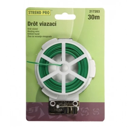 Drátek vázací - zelený - prodej pěstebních potřeb - 1 ks