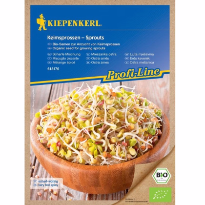 BIO Ostrá směs - prodej bio semen na klíčení - 40 g