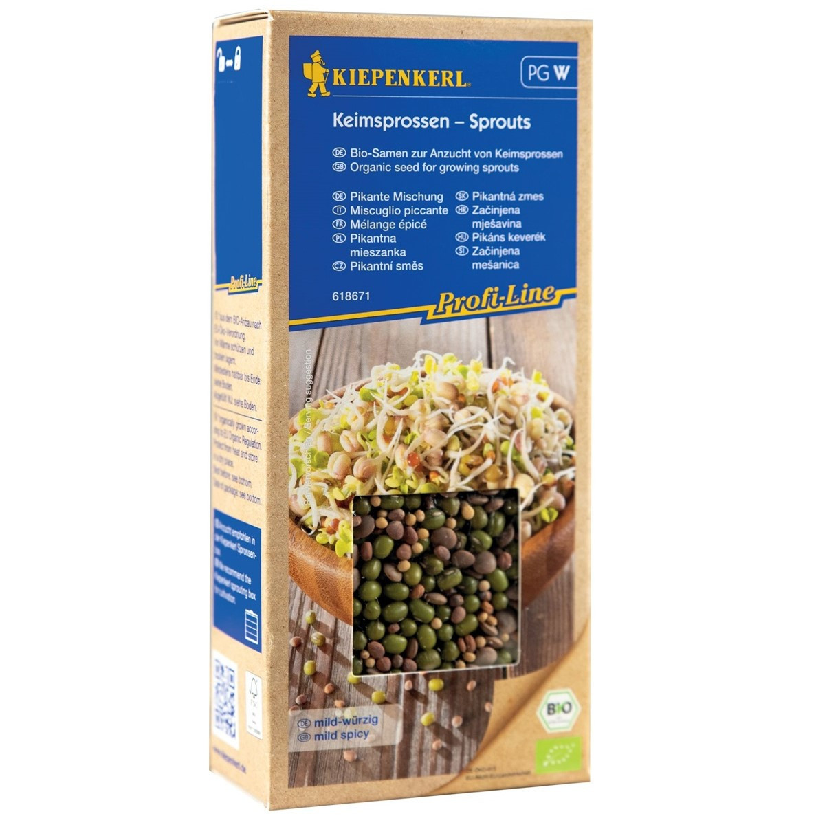 BIO Pikantní směs - prodej bio semen na klíčení - 200 g