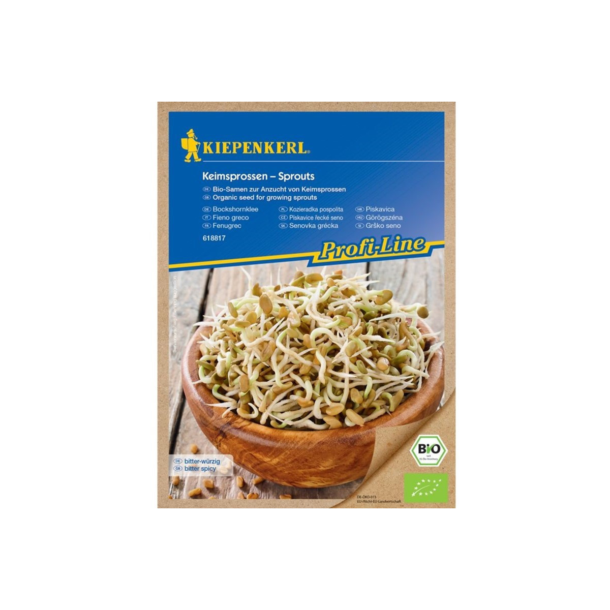 BIO Pískavice řecké seno - prodej bio semen na klíčení - 50 g