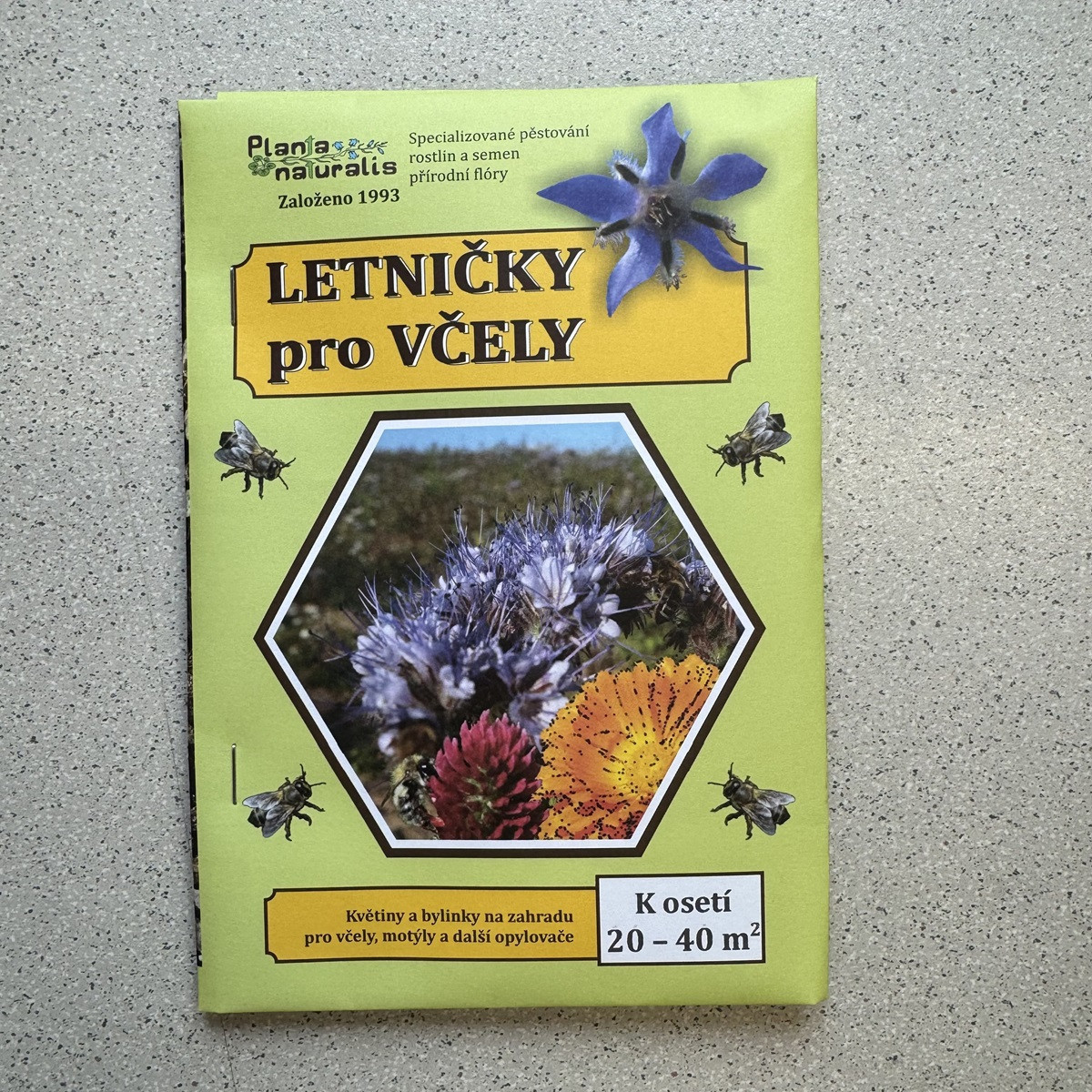 Květy pro včely jednoleté - luční kvítí - prodej semen - 40 g