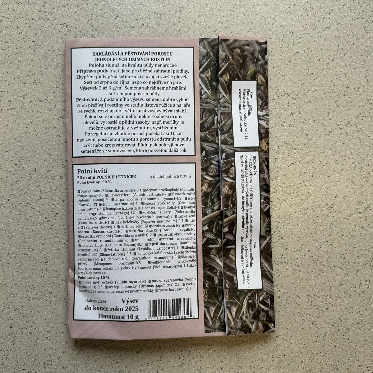 Polní kvítí - Planta Naturalis - prodej semen - 10 g