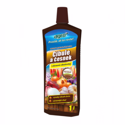 Tekuté hnojivo na cibuli a česnek - Agro - prodej hnojiv - 1 l