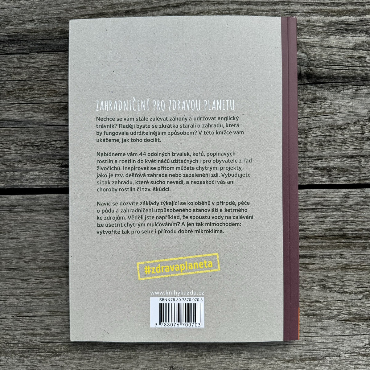 Zahrada bez zalévání - Kazda - prodej knih - 1 ks