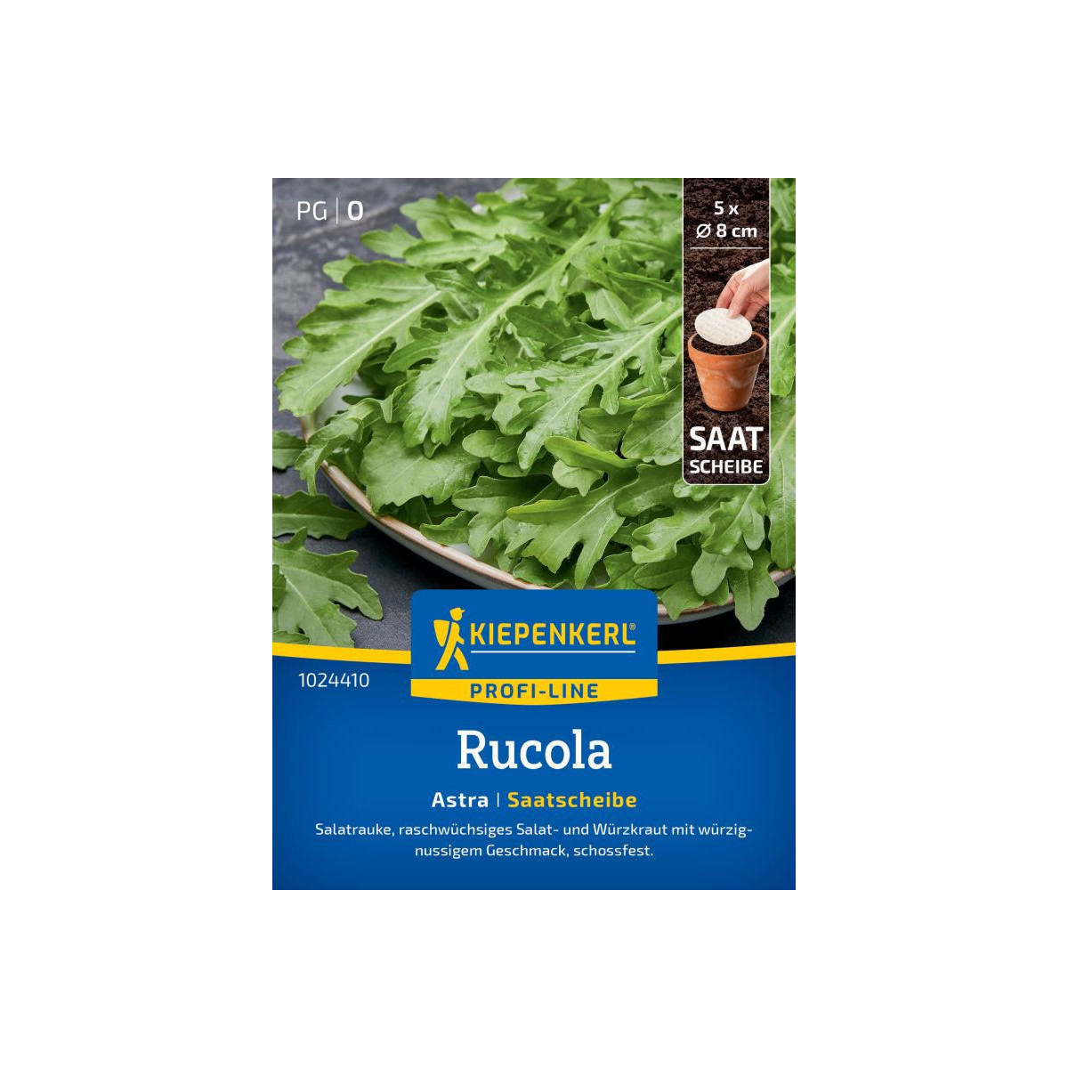 Semena rukoly Astra - prodej výsevních disků - 5 ks