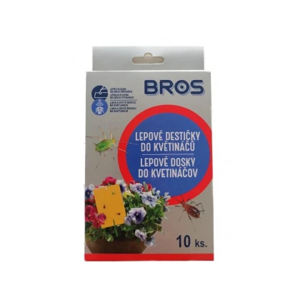 Lepové desky do květináčů - Bros - prodej ochrany rostlin - 10 ks