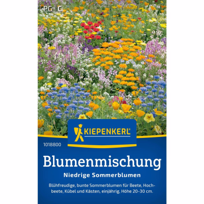 Květinová směs - Nízké letní květy - prodej semen - 1 ks