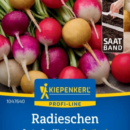 Semena ředkvičky Velikonoční vejce - prodej výsevních pásků - 1 ks