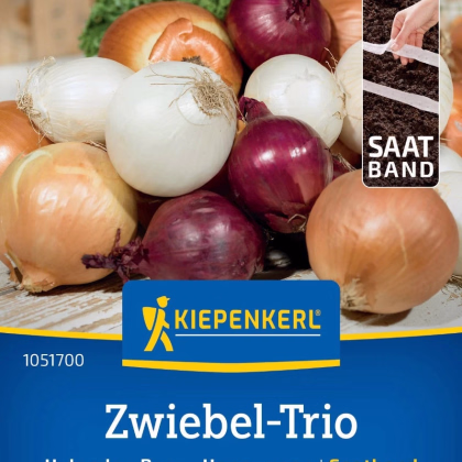 Semena cibule trio Hylander, Romy a Honeymoon - prodej výsevních pásků - 1 ks