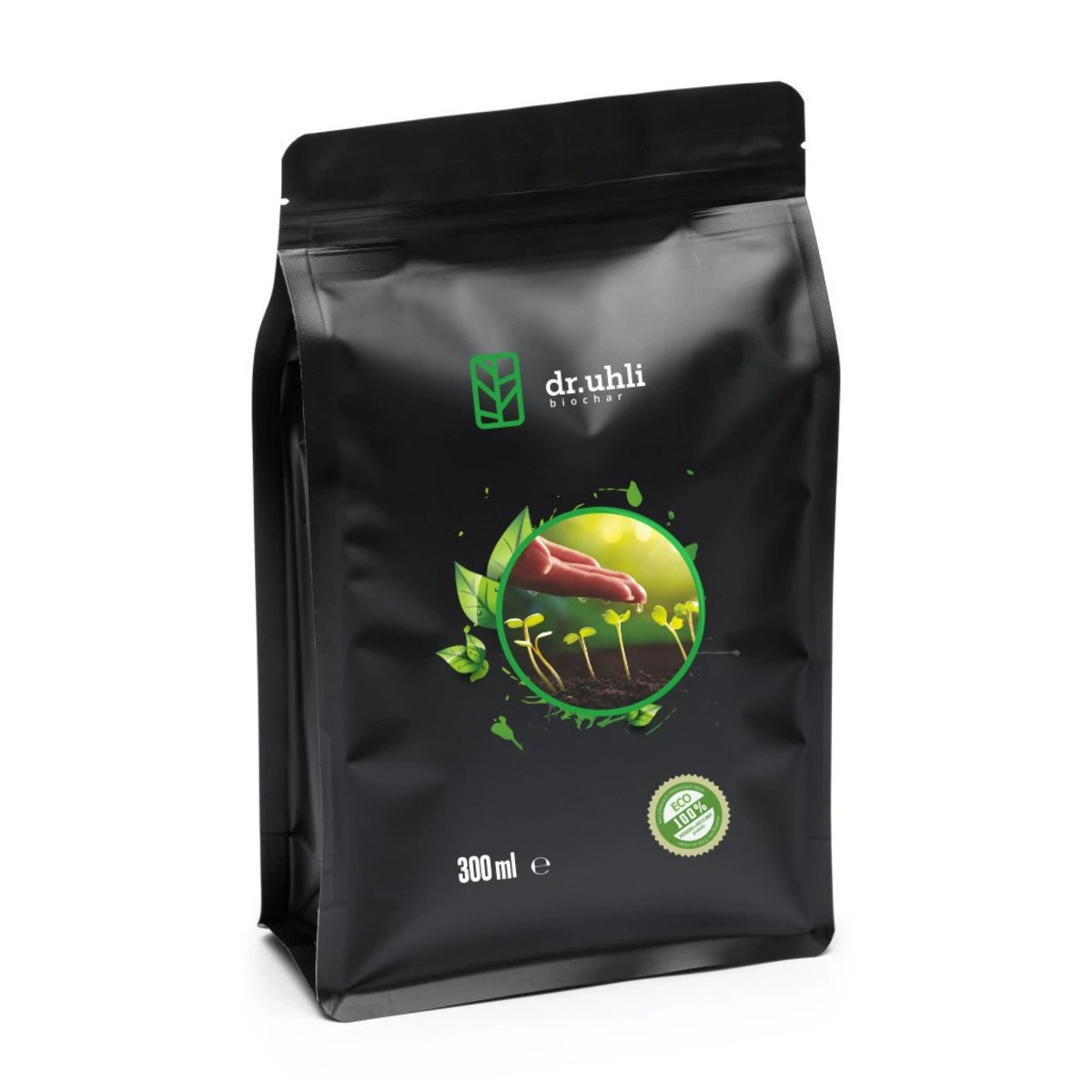 Biochar Mini start - aktivní uhlí k rostlinám - Devrakon - prodej hnojiv - 300 ml