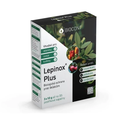 Lepinox Plus proti housenkám - Biocont - prodej ochrany rostlin - 3 x 10 g