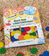 Semínkové květinové konfetti - kulaté - Sperli - prodej semen - 1 ks