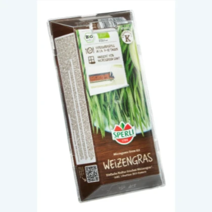 BIO microgreens sada - mladá pšenice, pšeniční tráva - Sperli - prodej bio semen na klíčení - 1 ks