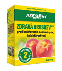 Zdravá broskev NEW - AgroBio Opava - prodej ochrany rostlin - 2 x 20 g + 18 ml