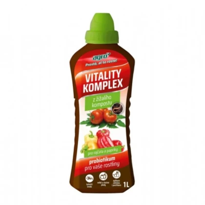 Vitality komplex na rajčata a papriky - Agro - prodej hnojiv - 1 l