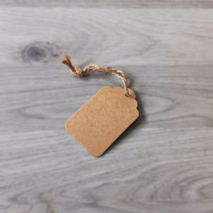 Jmenovka na dárky – přírodní doplňky k dárkům – 1 ks