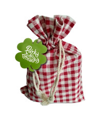 Látkový sáček s jmenovkou - 1 ks