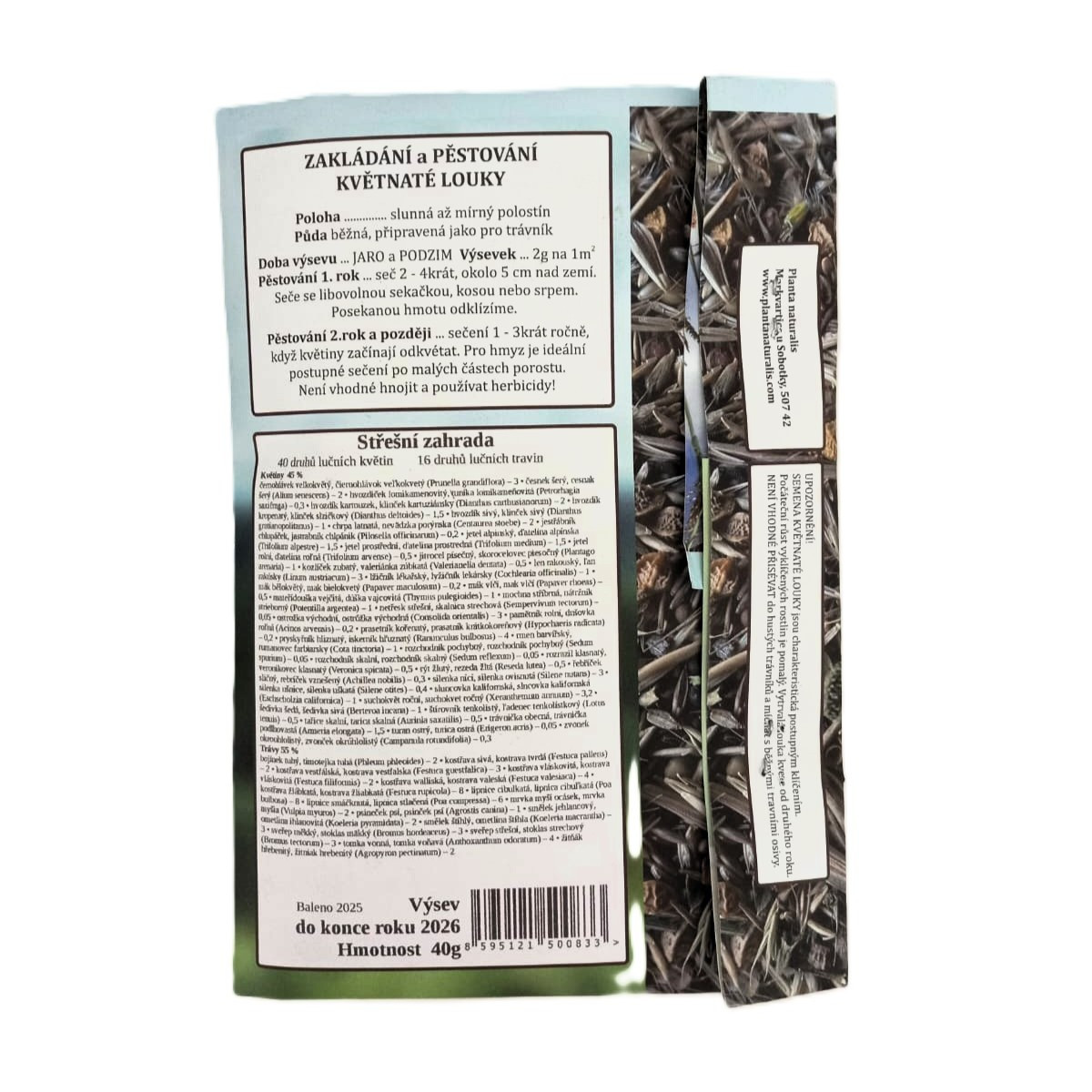 Střešní zahrada - Planta Naturalis - prodej semen - 40 g