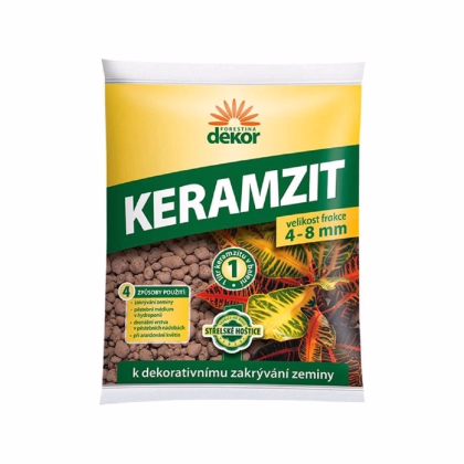 Keramzit dekor 4–8 mm - umělé kamenivo - 1 l