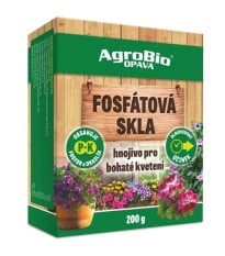 Fosfátová skla - hnojivo v prášku - AgroBio - prodej hnojiv - 200 g