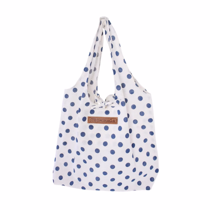 Bavlněná taška s modrými puntíky - Strömshaga AB - prodej doplňků do domácnosti - 1 ks