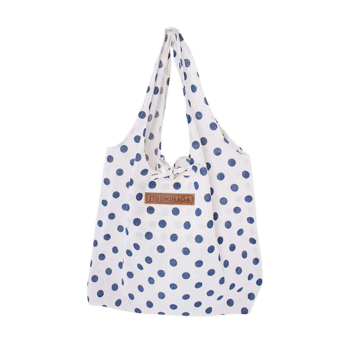 Bavlněná taška s modrými puntíky - Strömshaga AB - prodej doplňků do domácnosti - 1 ks