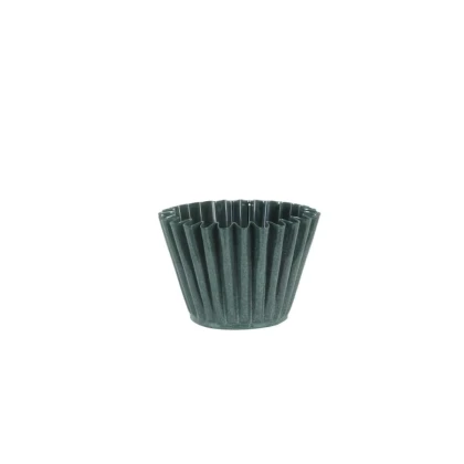 Kovový květináč Ronja - zelený - vel. XS - Strömshaga AB - 8,5 x 8,5 cm - prodej obalů - 1 ks