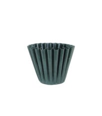 Kovový květináč Ronja - zelený - vel. S - Strömshaga AB - 8,5 x 8,5 cm - prodej obalů - 1 ks