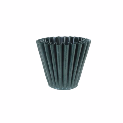 Kovový květináč Ronja - zelený - vel. M - Strömshaga AB - 8,5 x 8,5 cm - prodej obalů - 1 ks