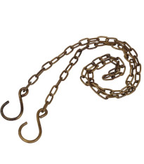 Mosazný řetízek s háčky - 1 m - Strömshaga AB - 1 ks