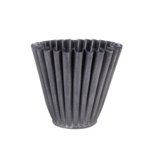 Kovový květináč Ronja - šedo-béžový - vel. L - Strömshaga AB - prodej obalů - 1 ks