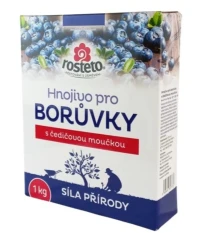 Hnojivo pro borůvky s čedičovou moučkou - Rosteto - prodej hnojiv - 1 kg