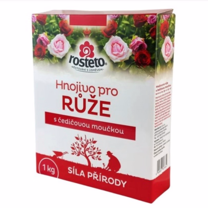 Hnojivo pro růže s čedičovou moučkou - Rosteto - prodej hnojiv - 1 kg