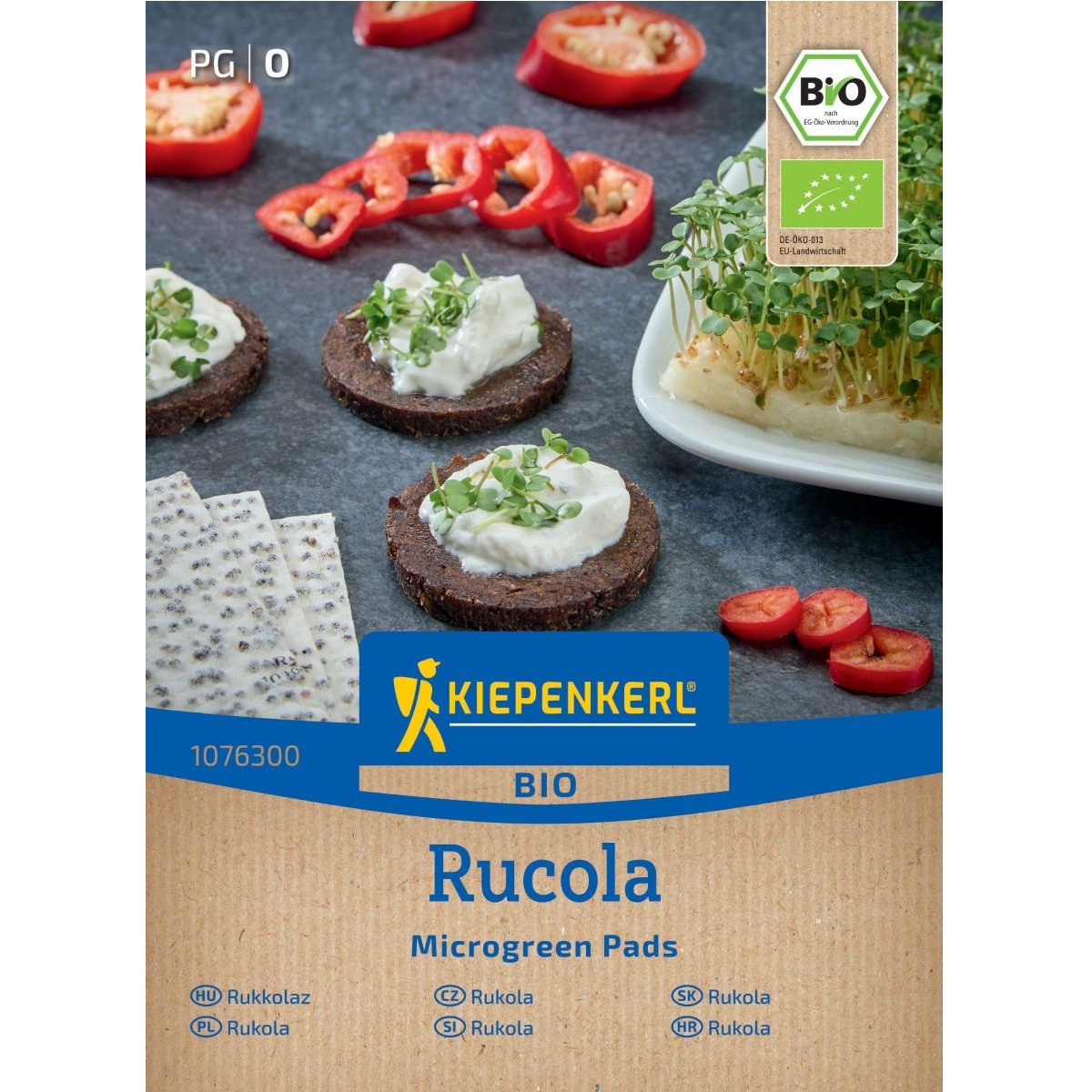 Mikrozelenina - náhradní pláty bio rukoly - microgreen - 3 ks