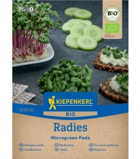 Mikrozelenina - náhradní pláty bio ředkvičky - microgreen - 3 ks