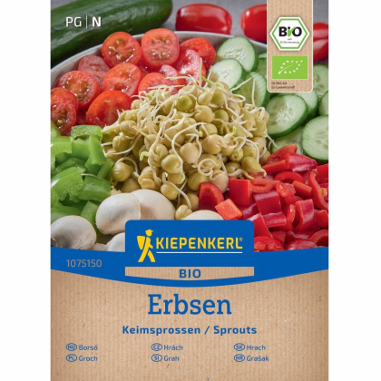 BIO Hrách setý - prodej bio semen na klíčení - 50 g