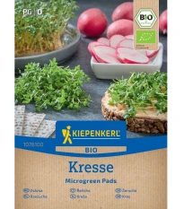 Mikrozelenina - náhradní pláty bio řeřichy - microgreen - 3 ks